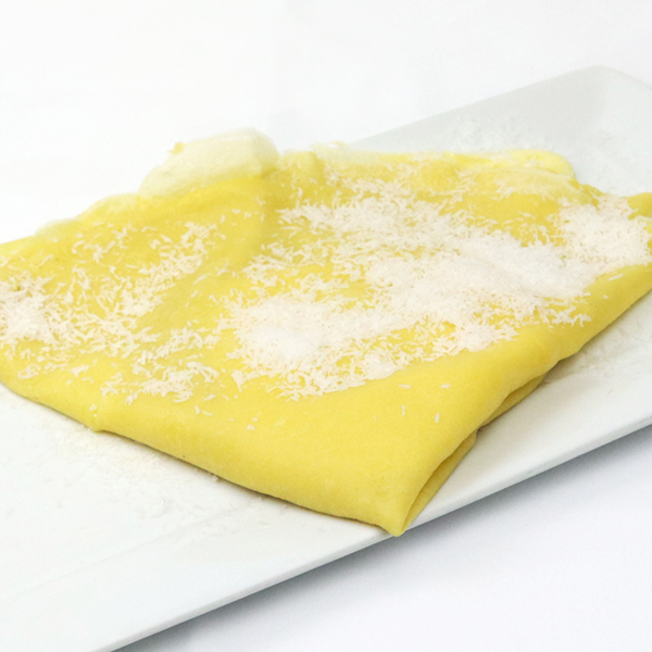 Crepes, Creme und Kokos
