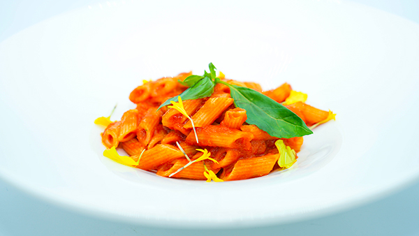 Penne with tomato sauce and basil Gluten Free
