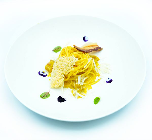 Spaghetti nach Carbonara Art Gluten Free