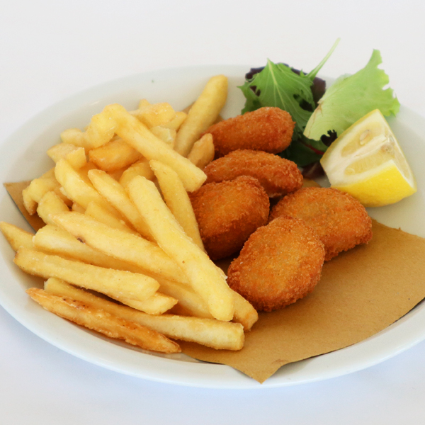 Chicken Nuggets  with French fries